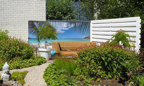 Verschöneren Sie Ihren Garten mit unseren Gartenpostern